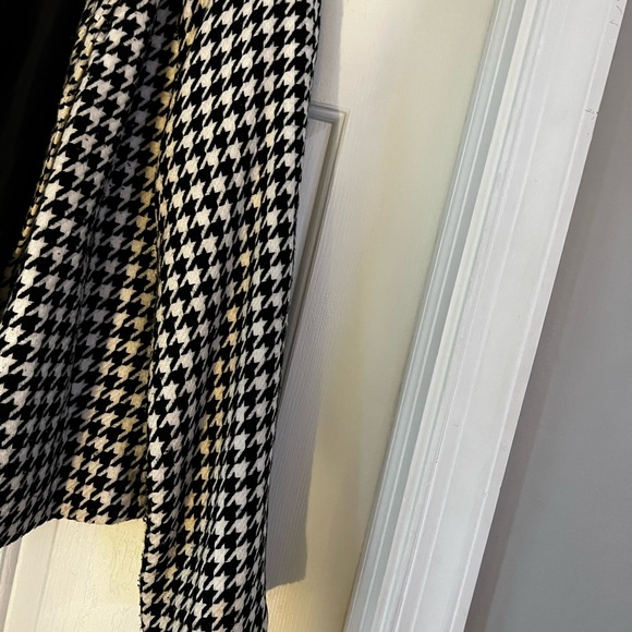 Massimo short swing jacket, black & white Houndstooth pattern, Sz 16W/18W - Picture 12 of 14